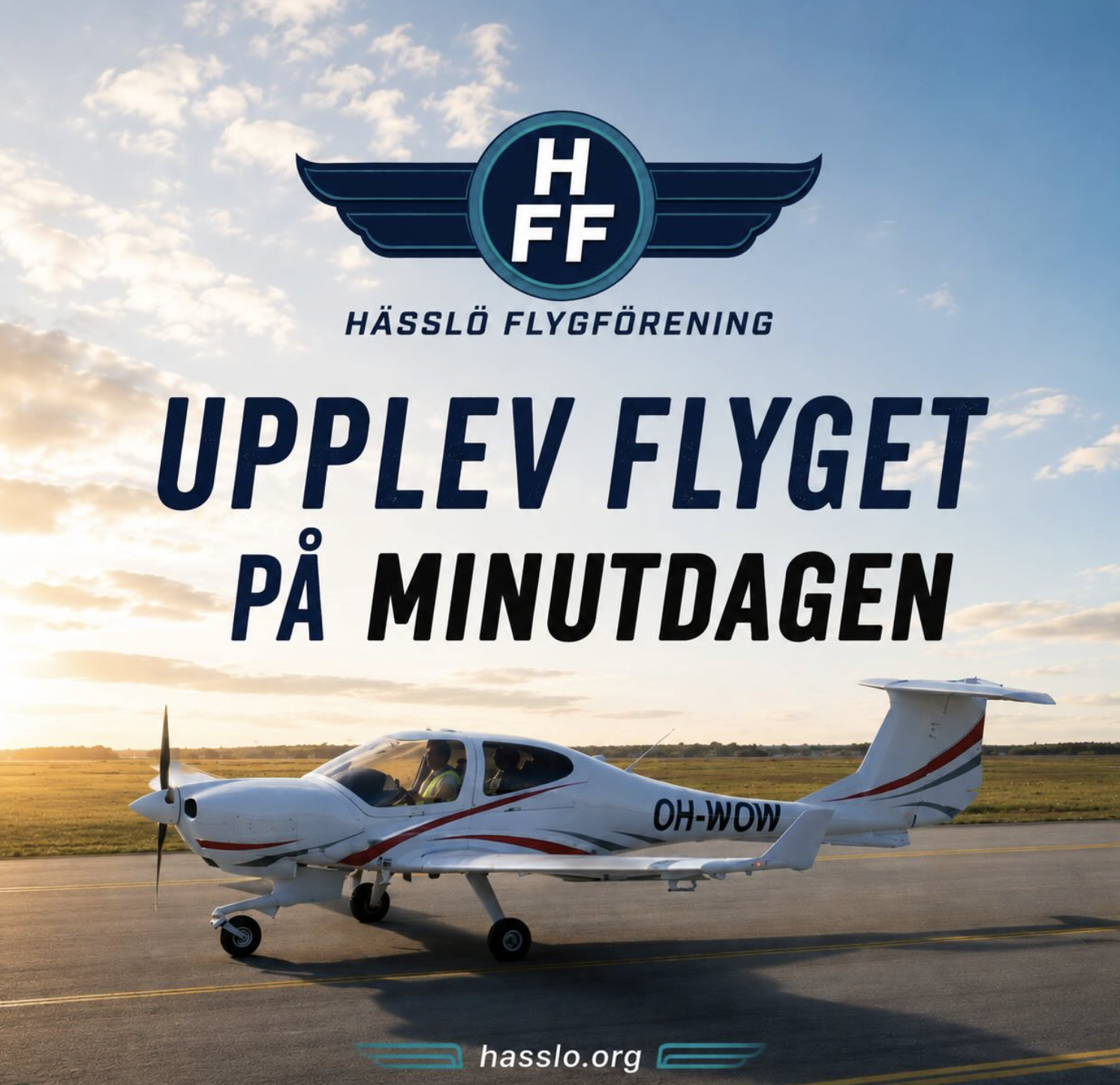 Upplev flyget på Minutdagen – HFF