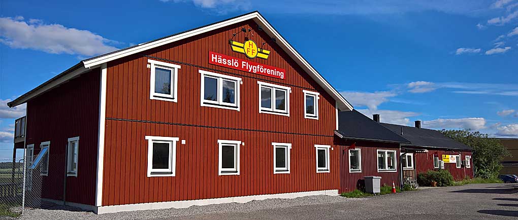 Hässlö Flygförenings klubbhus – GA-Center på Stockholm-Västerås Flygplats