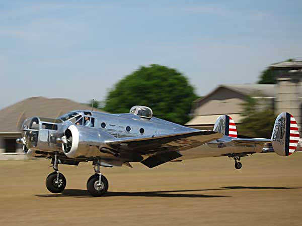 Beech 18 vid start