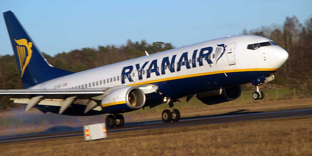 Ryanair-trafikflygplan