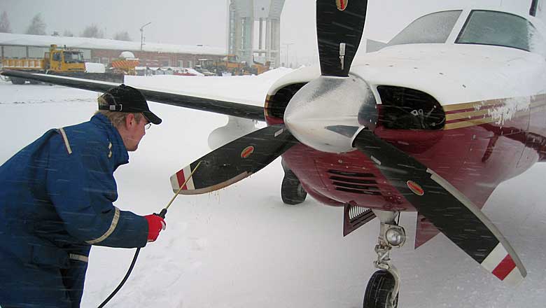 Avisning av flygplan