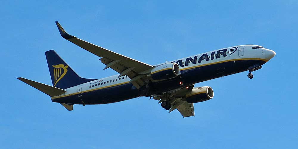 Ryanair-trafikflygplan