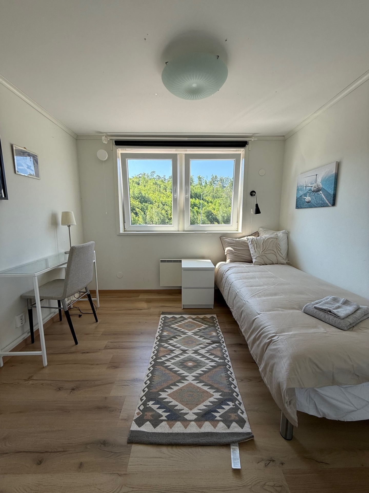 Övernattningsrum i HFF:s klubbhus